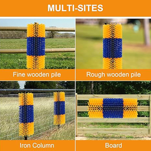 Cepillo <span class=keywords><strong>para</strong></span> masaje de caballos y ganado, rodillo <span class=keywords><strong>para</strong></span> vacas y ovejas, alivia la picazón y limpia - Product Image 6
