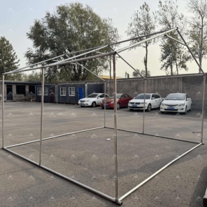 Maroc 4m x 4m Secours en cas de catastrophe Sauvetage BC <span class=keywords><strong>Tente</strong></span> Abri Cadre <span class=keywords><strong>Tente</strong></span> pour les situations d'urgence - Product Image 3
