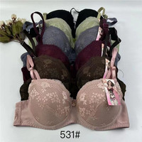 Soutien-gorge sans fil sexy grande taille pour femme, tailles 36-42D, couleurs assorties, vente en gros