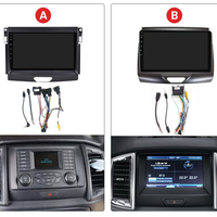 Autoradio Android vertical Tesla pour Ford Ranger 2015-2020 avec CarPlay sans fil, DSP, commandes au volant, écran IPS, 4G, Wi-Fi, caméra AHD et écran partagé