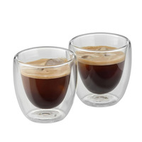 Vente flash : Tasses à café en verre à double paroi transparentes isolées en borosilicate de haute qualité pour les voyages
