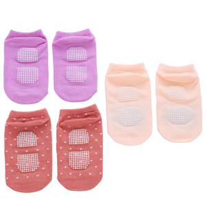 Calzini <span class=keywords><strong>antiscivolo</strong></span> per bambina in cotone di colore carino - Product Image 4