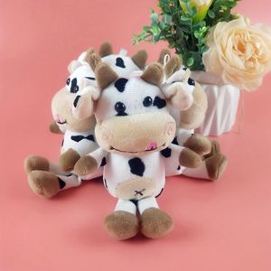Adorable poupée vache en peluche, porte-clés, jouet doux et mignon, peluche pour sac à dos, sac à main, cartes, clés, décoration - Product Image 4