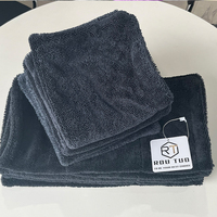 Serviette de séchage automobile en microfibre 1200 GSM de haute qualité, à poils longs, super absorbante, pour le detailing auto, à boucles torsadées