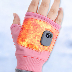 Vente en gros de femmes 2000mah batterie demi-doigt de sécurité USB charge chauffage électrique écran tactile chauffage plus chaud - Product Image 1