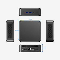 Nuevo Mini PC para Juegos Intel NUC N150, SSD, LAN Gigabit, Doble HD/Tipo-C, M.2 NVME, DDR4, USB 3.0, Enchufe EU/US/UK/JP