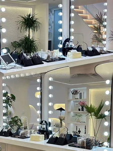 Tùy Chỉnh Hiện Đại Sang Trọng LED Cảm Ứng Thông Minh Đầy Đủ Chiều Dài Đứng Tường Trang Trí Nội Thất Lớn Đóng Khung Máy Tính Để Bàn Gương Món Quà Sinh Nhật Cho Phòng Ngủ - Product Image 6