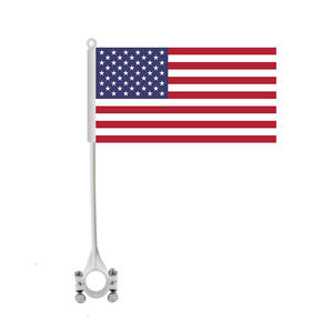 Drapeaux de la <span class=keywords><strong>Belgique</strong></span> en polyester personnalisés pour <span class=keywords><strong>vélo</strong></span>, mini-drapeaux nationaux pour la décoration de cyclisme en extérieur - Product Image 4