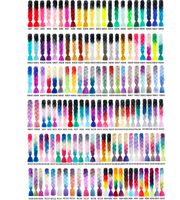 Cheveux synthétiques pré-étirés de 24 pouces pour tresses Jumbo, extensions de cheveux pour tresses au crochet, vente en gros en vrac, 8 paquets, directement de l'usine