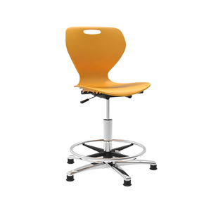 Hot bán một mảnh tiêm khuôn PP Ghế Trường Ghế nội thất văn phòng Chiều cao có thể điều chỉnh Ghế Văn Phòng TrườNg ghế phòng thí nghiệm - Product Image 4