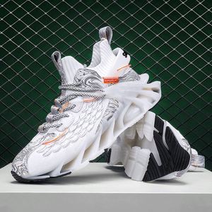 Chaussures de sport pour hommes Hot Red Blade Sporty Mesh, légères, durables, respirantes, semelle intermédiaire EVA antidérapante, fluorescentes la nuit - Product Image 2