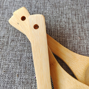 Cucharas de bambú sin pintar al por mayor de fábrica, cucharas de arroz para el hogar, cucharas de arroz antiadherentes, cucharas de arroz específicas para ollas arroceras, de fábrica - Product Image 2