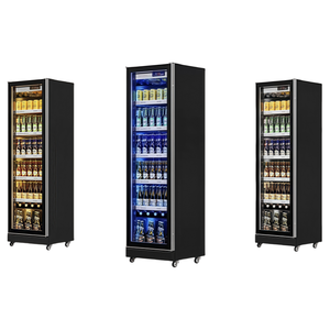 Refrigerador con Forma de Botella de <span class=keywords><strong>Coca</strong></span>-<span class=keywords><strong>Cola</strong></span>, Congelador de Bebidas con Estantes LED de Enfriamiento, Descongelación Automática, Estantes Ajustables para Bares - Product Image 4