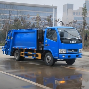 Camion compacteur de déchets à chargement arrière 5CBM 4x2 pour usine - Product Image 2