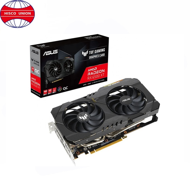 Original New for ASUS Radeon RX 6500 XT 4GB TUF OC 4GB GDDR6 Graphics Card