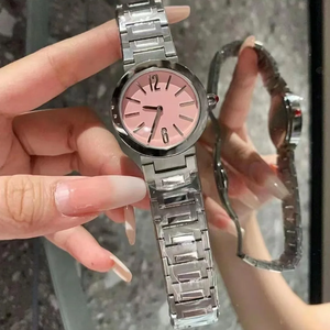 <span class=keywords><strong>Montre</strong></span> à quartz pour femme Inspiration Designer Logo 316L, boîtier 33 mm, cadran avec lunette en diamant, s'adapte parfaitement à toutes les occasions - Product Image 3