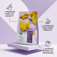 Keripik Nangka-25g Kemasan Pouch Berdiri yang Dapat Ditutup Kembali untuk Camilan, Cetak Kustom, Kantong Ziplock Anti Lembab, Kemasan Makanan, Food Grade
