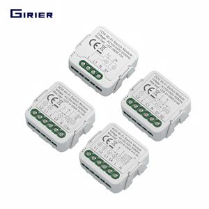 GIRIER Tuya 지원 WiFi 스마트 스위치 모듈 100-240V 1/2/<span class=keywords><strong>3</strong></span>/4구 2웨이 제어 스마트홈 릴레이 - Product Image 1