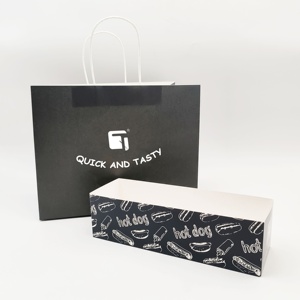 Boîtes à emporter en papier kraft recyclable avec logo personnalisé pour frites, nuggets <span class=keywords><strong>de</strong></span> poulet frit, pour camion <span class=keywords><strong>de</strong></span> restauration rapide, ensemble <span class=keywords><strong>de</strong></span> contenants pour sushis - Product Image 3