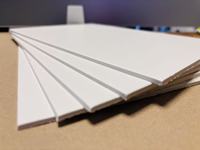 Weiße Massivkartonplatten 1MM 2MM 2,5MM 3MM Ersatz für Schaumstoffplatten PVC-Platten Dünne Platten Kartonplatten