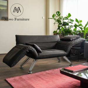 Mobilier italien DS-142 Fauteuil transformable Canapé inclinable nordique en cuir pour salon Fauteuil moderne à <span class=keywords><strong>angle</strong></span> réglable - Product Image 5