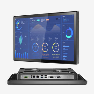 PC de control industrial integrado a prueba de agua de 12, 13 y 15 pulgadas, procesador Intel, nueva computadora todo en uno Linux con control de pantalla táctil - Product Image 1
