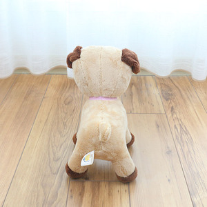 Jouets pour enfants, Simulation réaliste, mignon chien de compagnie chinois en peluche unisexe <span class=keywords><strong>marron</strong></span> peluche <span class=keywords><strong>Shar</strong></span> <span class=keywords><strong>Pei</strong></span> jouet avec veste jouets JSQ - Product Image 5