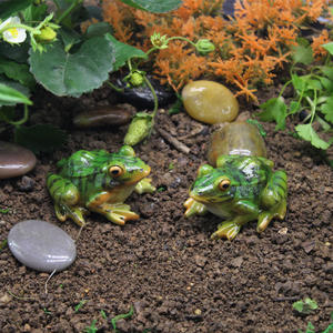 DD4065 Artificielle Miniature Grenouille Figurine pour Fish Tank Fée Jardin ou Intérieur/Extérieur Décor <span class=keywords><strong>Tortue</strong></span> Statue Ornement - Product Image 3