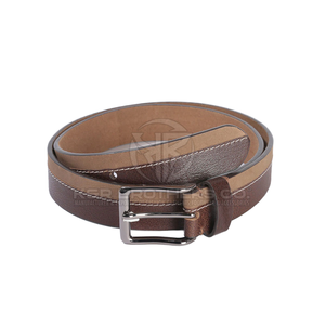 Ceinture automatique en cuir véritable pour homme et femme, boucle en acier décontractée à double anneau, 31 mm, logo personnalisé en usine - Product Image 4