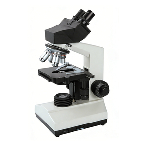 生物学用40-1800倍光学高品質ポータブルアッベコンデンサーハロゲン照明4倍-100倍ヘッド双眼顕微鏡（ラボ用） - Product Image 2
