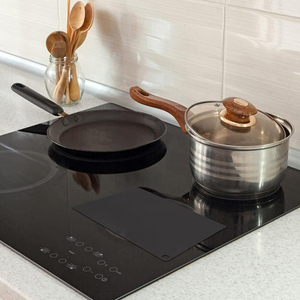 Ensemble de tapis de protection à induction en silicone noir 6 pièces - Product Image 6