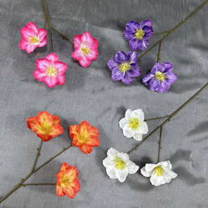 Fleurs artificielles en soie de lys, directement de l'usine, pour décoration de mariage et de maison - Product Image 3