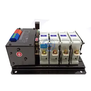 Hochwertiger Smart gen ATS 125A 4Pin elektrischer Wechselstrom 3-Phasen-220-V-ATS-Controller-Generator-Umschalter mit doppelter Leistung