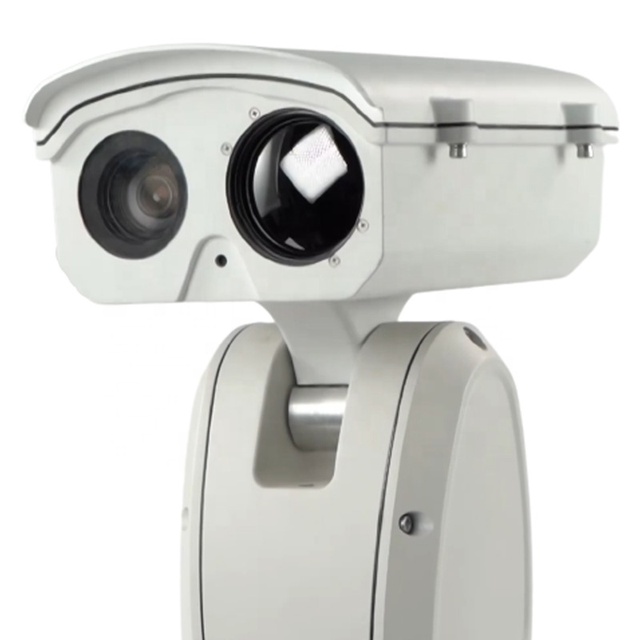 640*512 50mm Thermal & 4MP 37x Optical Tower-Mounted PTZ Network Camera AI Human Vehicle Boat Fire Smoke Recognize Function