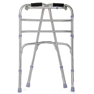 LeBang Stainless Steel <b>Walker</b> Folding Twisting Aid For <b>Elderly</b> Mobility Support - Product Image 2