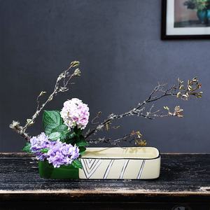 Artículos para arreglos florales Kohara Flow importados de Japón con el mismo estilo de artículos de flores estándar de estilo <span class=keywords><strong>Zen</strong></span> tejidos y quemados - Product Image 6