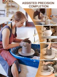 เครื่องมือ<span class=keywords><strong>วัด</strong></span>ขนาดสำหรับงานปั้นดินเผาแบบหนีบ Bview Art Pottery Throwing Gauge ขนาดกะทัดรัด ใช้ได้สองวิธีในการติดตั้ง สำหรับการสร้างแบบจำลองซ้ำบนล้อปั้นดินเผาและเครื่องปั้นดินเผา - Product Image 6