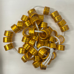 Origineel Voor Vogels Duiven 8Mm Duif Aluminium <span class=keywords><strong>Maker</strong></span> Hoge Kwaliteit Gesneden Zwarte Letters */5 - Product Image 1