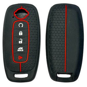 Funda Protectora de Silicona para Llave de Coche Ford Edge Explorer <span class=keywords><strong>Fusion</strong></span> Mustang Lincoln MK, con Anillo y 5 Botones - Product Image 4