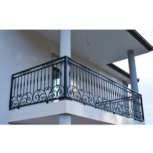 Garde-corps extérieur en <span class=keywords><strong>fer</strong></span> forgé de Géorgie pour balcon, clôture en <span class=keywords><strong>fer</strong></span> sur mesure pour <span class=keywords><strong>terrasse</strong></span>, treillis, balustrades pour maisons - Product Image 3