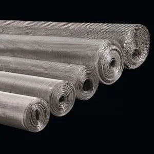 उच्च गुणवत्ता 150 माइक्रोन स्टेनलेस स्टील वायर मेष शुद्ध फ़िल्टर कपड़े बुना हुआ धातु फिल्टर स्क्रीन