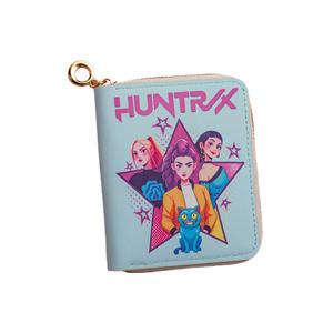 MXM Yeni Kadın Karikatür Cüzdanı Kpop Hunter Grubu Sevimli Öğrenci Bozuk Para Çantası PU Cüzdan - Product Image 5