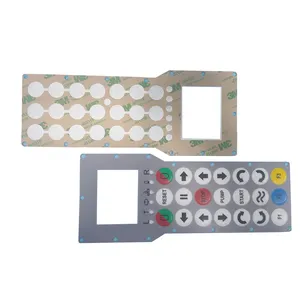 Superposiciones gráficas del panel de control del interruptor de membrana de alta calidad hechas a medida