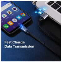 Ugreen-Chargeur micro USB pour Samsung Galaxy S7 S6, cordon de charge rapide pour téléphone portable, tablette Xiaomi