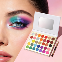 Palette de fards à paupières Puerto Rico, nouveau design, marque privée, 35 couleurs