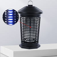 Lampes anti-moustiques UV extérieures rechargeables USB contrôle intelligent de la lumière matériau ABS électrique à semi-conducteurs alimenté par batterie