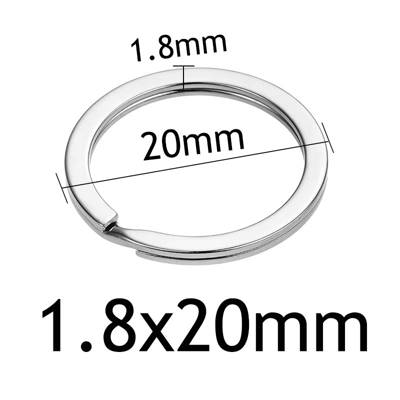 Porte-clés plat 1,8*20