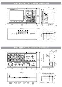 คอนโทรลเลอร์เครื่องกลึง 5 แกน GSK 980TDi คุณภาพสูง ราคาประหยัด พร้อมหน้าจอ HMI ขนาด 8.4/10.4 นิ้ว และการสื่อสารผ่าน USB/RS232/LAN - Product Image 5