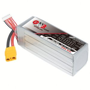 แบตเตอรี่ลิเธียม GNB 5000mah 6S 5S 4S 3S 2S 22.2V 50C XT90 RC LiPo แบตเตอรี่สำหรับเฮลิคอปเตอร์  ประสิทธิภาพการปล่อยประจุสูง - Product Image 2