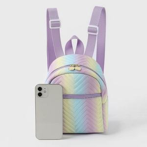 Wholesale New Girls Students <b>Backpack</b> Fashion Pu <b>Leather</b> Candy Color <b>Small</b> <b>Backpack</b> for School Travel - Product Image 2